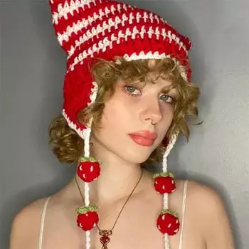 Шапка ручной работы с кроличьими ушками, утолщенная теплая бархатная шапка-маска с капюшоном, милая, крутая, горячая, зимняя, модная, уличная шапка для девушек adult 57-59cm