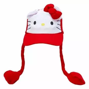 шапка sanrio hello kitty с подвижными ушками