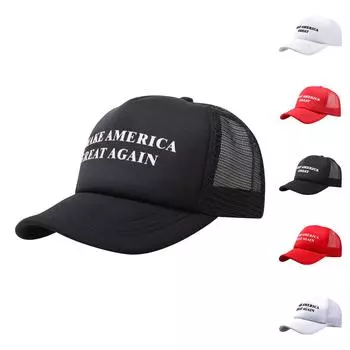 Шапка «Сделаем Америку снова великой» Регулируемая бейсбольная кепка D