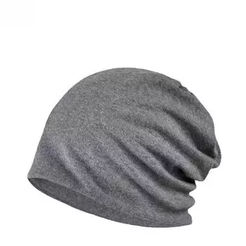 Шапка шарф двойного назначения осень и зима велоспорт теплая защита ушей однотонный универсальный модный пуловер шапка elastic