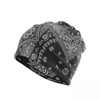 Шапка-шарф с принтом кешью и цветком кешью, шапки двойного назначения для женщин и мужчин, ветрозащитные шапки для защиты ушей в стиле хип-хоп
