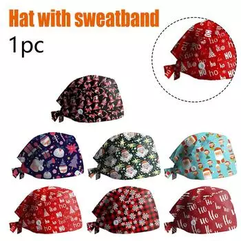 Шапка-скраб с пуговицами, пышная шляпа с лентой для женщин и мужчин