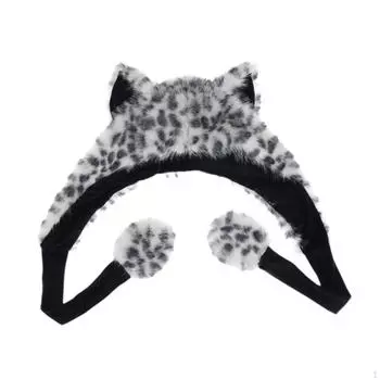 Шапка Snow Leopard Fashion Winter Теплая для Фестивалей Отдыха На Открытом Воздухе Альпинизма