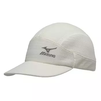Шапка сухая аэродинамическая кепка из дышащего материала, летняя, защита от жары, устойчивая к запахам, C2JWB104 белая [Mizuno] мужская белый