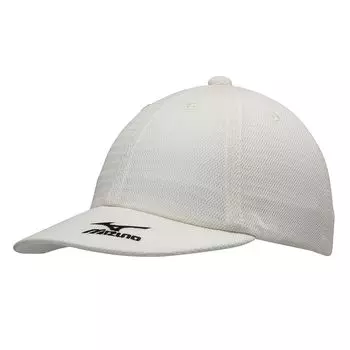 Шапка сухая кепка Aeroflow с высокой воздухопроницаемостью, летняя, защита от жары, устойчивая к запахам, C2JWB103 белая [Mizuno] мужская белый