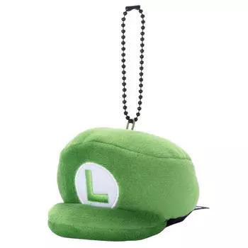 Шапка-талисман TAKARATOMY Super Mario Ball Chain, общая длина 10 см, ARTS Mocchi-Mocchi-GameStyle, прибл. Луиджи.