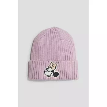 Шапка в рубчик HM Design Pink Minnie Mouse