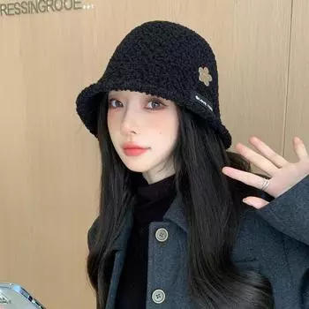 Шапка женская металлическая стандартная имитация овечьей шерсти панама зимняя теплая шапка для умывания