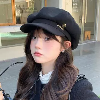 Шапка женская зимняя плюшевая теплая панама большая окружность головы показать лицо маленькая панама толстая