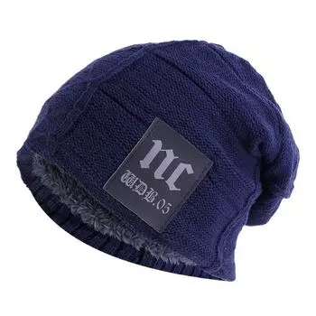 Шапки-бини Skullies Fashion Letter Вязаная женская шапка зимняя для взрослых мужчин теплая уличная цветная повседневная мягкая шерстяная кость One Size красный