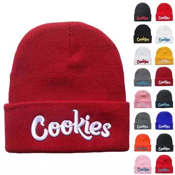 Шапки унисекс, вышитые буквами, вязаные шапки, шерстяные шапки, накидки на капюшоны, теплые шапки One Size