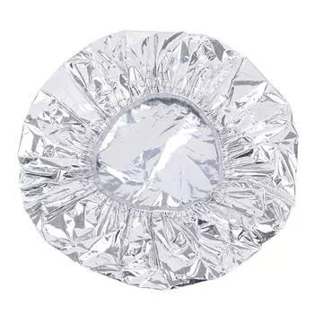 Шапочка для душа, теплоизоляция, алюминиевая фольга, эластичная шапочка для купания для женщин серебряный