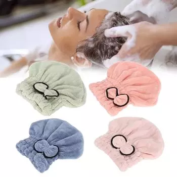 Шапочка для душа, украшение с бантом, шапки для ванной комнаты, быстросохнущая шапка для женщин и девочек, шляпа для купания волос розы красного