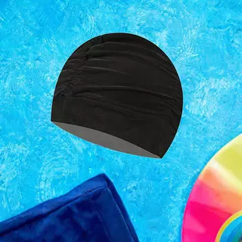 Шапочка для купания, удобная, сохраняет волосы сухими, мягкая шапка для серфинга для взрослых, для воды озеро синий