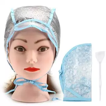 Шапочка для окрашивания волос с кистью-крючком, окраска волос, тонирующая крышка, защитная крышка, сделай сам, инструменты для домашнего использования, салонные инструменты для укладки волос