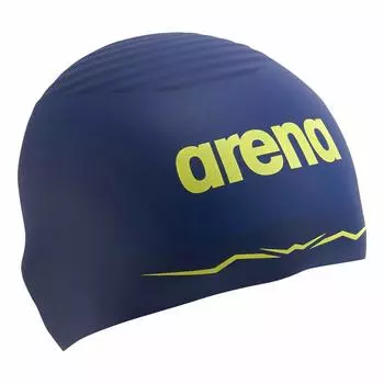 Шапочка для плавания Arena унисекс для соревнований по плаванию Force Wave L, силиконовая, мягкая [Одобрено FINA] [Aqua Cap] ARN-3400