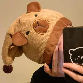 Шапочка для сушки волос Capybara, быстросохнущая шапочка для волос, шапочка для морской свинки, шапочка для ванны, шапочка для сушки волос, супервпитывающая шапочка для волос