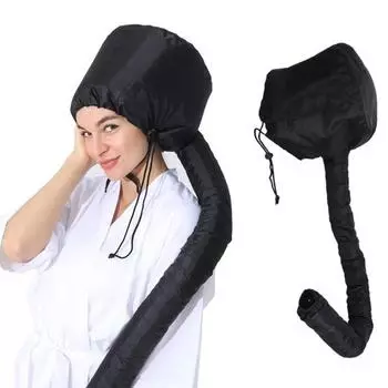Шапочка для сушки волос, не повреждающая волосы, концентрированная энергия ветра, быстрая сушка, короткий промежуток времени, перманентная краска, укладка волос, сушка теплым воздухом, шапочка для ежедневного использования чёрный