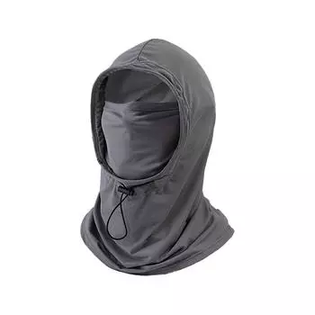 Шапочка из ледяного шелка, дышащая шапочка-пуловер, новая шляпа от солнца, унисекс темно серый