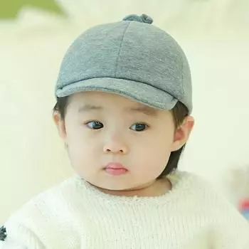 Шапочка Monsieur baby Dino yamchae, 46см, серая, Популярная детская одежда в Корее