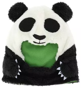 Шапочка PANDA HOOD WATCH KIDS черная [Sense Grace] чёрный