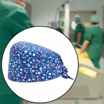 Шапочка-скраб для медсестер впитывает пот, легкая женская рабочая шапочка для ухода за СПА для взрослых, красота Style C