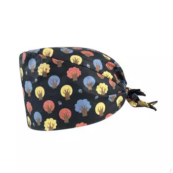 Шапочка-скраб для медсестры, эластичная дышащая женская и мужская шапочка для работы, ухода за красотой style A