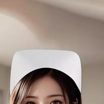 Шапочка-скраб для медсестры, костюм для головы, легкая впитывающая пот шапка для кормления на выпускной белый