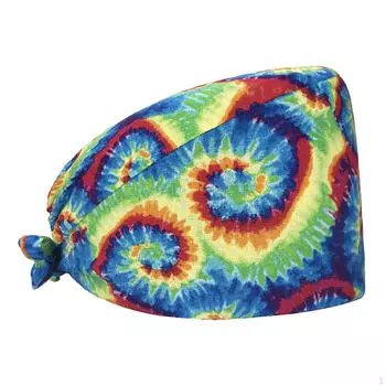 Шапочка-скраб для медсестры, подарок на день, рабочая одежда, легкие впитывающие пот шапки для кормления для взрослых в СПА style C