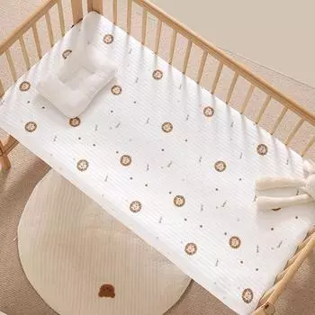Шапочки для кроватки Класс А Хлопок Лоскутная простыня Детский матрас Чехол Детская простыня Чехол 56*100cm
