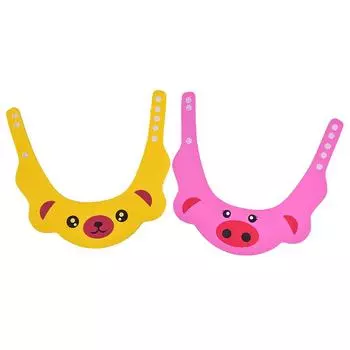 Шапочки для мытья волос для малышей, шампунь для купания, шапочка для душа для детских шапок розовый