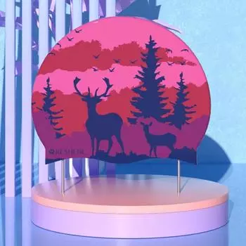 Шапочки для плавания с рисунком лося большого размера с длинными волосами, защитные шапочки для плавания для женщин, силиконовые шапочки для плавания, аксессуары для бассейна