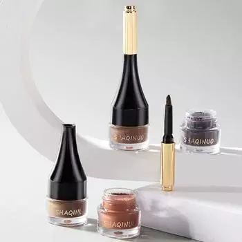 SHAQINUO Color Cushion Eyebrow Cream Натуральный водостойкий устойчивый к поту Легко наносится Не требует снятия макияжа Натуральный гель для окрашивания бровей