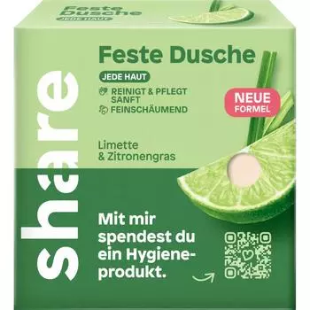 Share Share Shower Bar Lime & Lemongrass 60g
