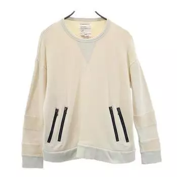 SHAREEF made in Japan Long sleeve sweat trainer 1 Beige Men s Used