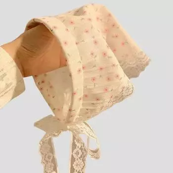 Шарф-бантик с лентой, повязка на голову, элегантный шарф-повязка на голову One Size розовый