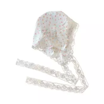 Шарф-бантик с лентой, повязка на голову, элегантный шарф-повязка на голову One Size розовый