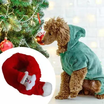 Шарф для вечеринки с помпоном, одежда для домашних животных, утеплитель для шеи для щенков S