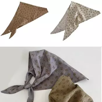 Шарф для волос, сексуальная бандана, повязка на голову с цветочным узором, кружевная повязка на голову для взрослых, креативный элегантный головной убор 1