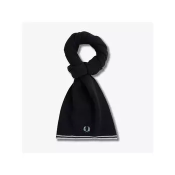 Шарф Fred Perry Twin Tip из смеси мериносовой шерсти темно-синий Cfpu2439152 L51 qzgCfpu2439152 L51 Free
