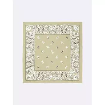 Шарф Gu By Uniqlo Paisley 32 BEIGE/ONE SIZE