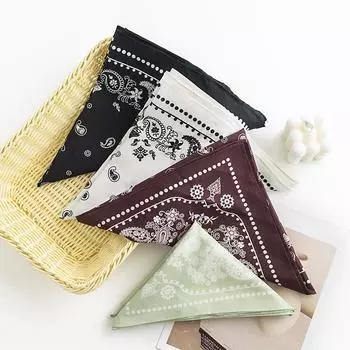 Шарф из искусственного шелка в стиле французской деревни, свежий и милый принтованный небольшой квадратный шарф, элегантный и модный профессиональный шарф 50*50cm