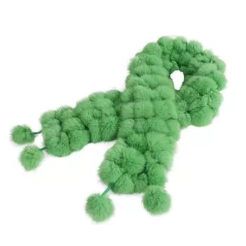 Шарф из натурального меха кролика, длинный, корейская версия, плетеный универсальный меховой шарф, осенне-зимний, мужской и женский, для пар, двухсторонний 100-135CM