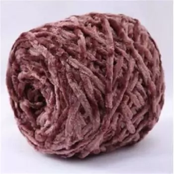 Шарф из шерстяного шара ручной работы, свитер средней нити, вязание крючком, синель своими руками 0.5cm