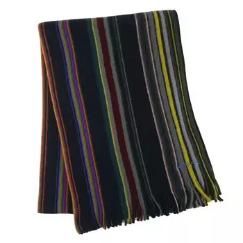 Шарф-кашне DARCIE BRIGHT Stripe Сделано в Германии [Paul Smith] Мужской (военно-морской флот) [Элемент] тёмно-синий