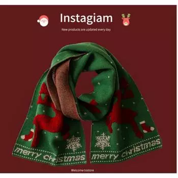 Шарф-кашне с рождественским персонажем Lady Magic