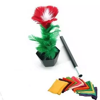 Шарф-палочка с цветами, 1 шт., от 15 лет и старше