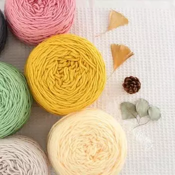 Шарф ручной работы из пряжи, моток пряжи, доступен для мужчин и женщин жёлтый