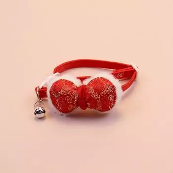 Шарф с изображением кошки и собаки на мультяшном годе, симпатичное ожерелье, теплый шарф для питомца, маленький щенок, котенок, праздничные подарки, товары для животных, аксессуары для щенков