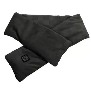 Шарф с подогревом, мягкий, моющийся, электрический, с питанием от USB, 3-х температурный, регулируемый, для шеи, для использования в помещении и на улице, черный